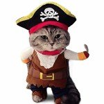 Pirate Costume for Dogs and Cats - Halloween Outfit