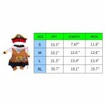 Pirate Costume for Dogs and Cats - Halloween Outfit