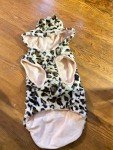 Medium Leopard Hoodie Costume for Cats and Dogs