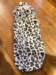 Medium Leopard Hoodie Costume for Cats and Dogs
