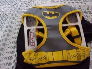 Batman Dog Costume Harness with Cape, Medium