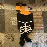 XS Skeleton Dog Pajamas Halloween Costume