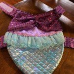 Colorful Mermaid Costume for Dogs, Size M