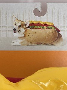 Large Hot Dog Pet Costume for Dogs