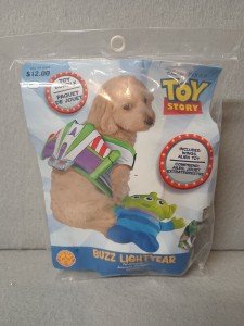 Buzz Lightyear Dog Costume - Medium to Large