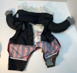 3-Pack Medium Dog Halloween Costumes: Werewolf, Pirate, Prisoner