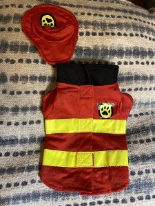Dog Firefighter Costume for Pets
