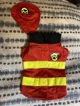 Dog Firefighter Costume for Pets