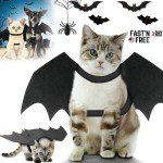 Funny Black Bat Wings Costume for Pets