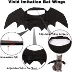Funny Black Bat Wings Costume for Pets