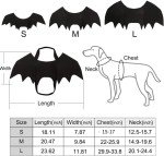 Large Dog Bat Wing Halloween Costume with Bell