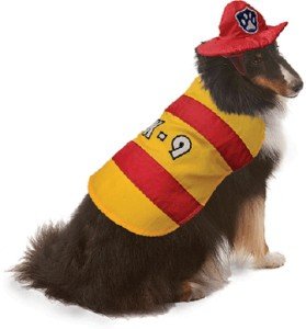 Fireman Dog Costume for Halloween Fun