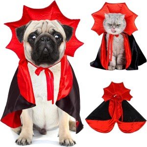 Vampire Cloak Costume for Dogs and Cats