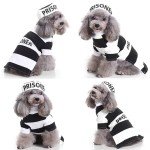 Prisoner Dog Costume - Halloween Pet Outfit