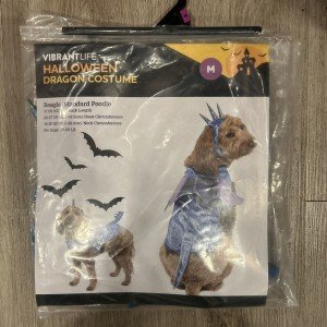 Blue Dragon Dog Halloween Costume - Medium Size