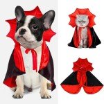 Vampire Devil Dog Costume with Cape