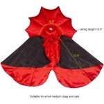 Vampire Devil Dog Costume with Cape