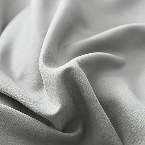 3-Piece Ruffled Crib Bedding Set in Gray