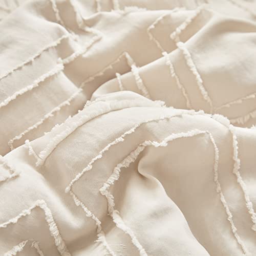 Boho Tufted Ruffle 3-Piece Crib Bedding Set
