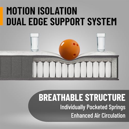 Ottomanson 9" Twin Hybrid Mattress in a Box