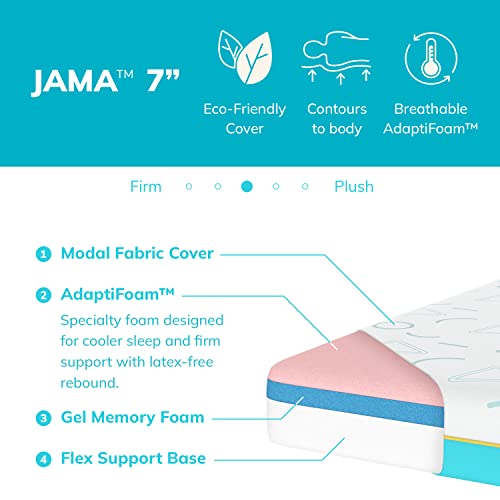 MLILY 7" Twin Memory Foam Mattress for Kids