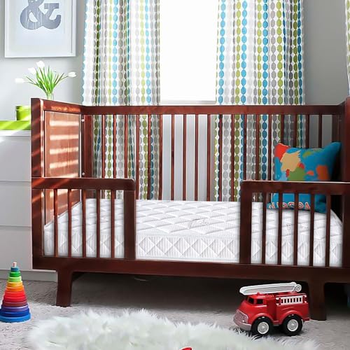 Dual-Sided Hypoallergenic Crib & Toddler Mattress