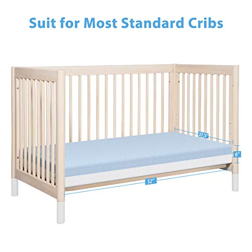 Dourxi Dual-Sided Comfort Memory Foam Crib Mattress