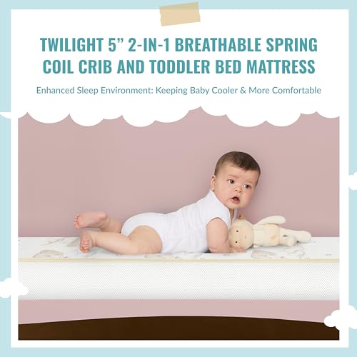 Twilight 2-in-1 Breathable Crib & Toddler Mattress