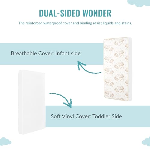 Twilight 2-in-1 Breathable Crib & Toddler Mattress