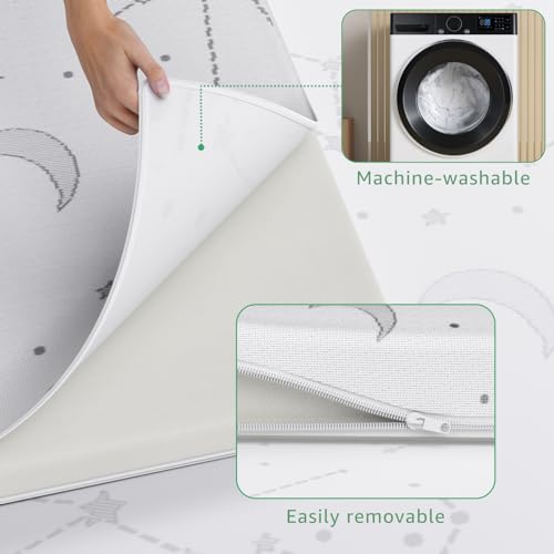 Pack and Play Mattress Topper with Washable Cover