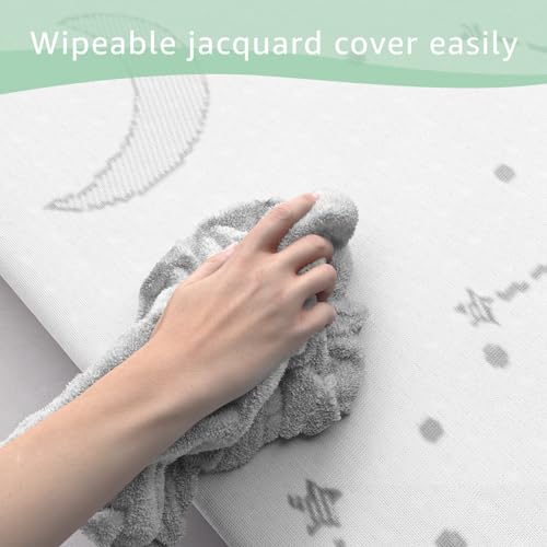 Pack and Play Mattress Topper with Washable Cover