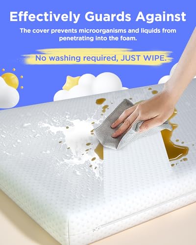 Hypoallergenic Portable Crib Mattress Pad for Babies