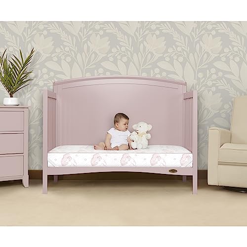 Twilight 80 Coil Spring Crib Mattress - Pink
