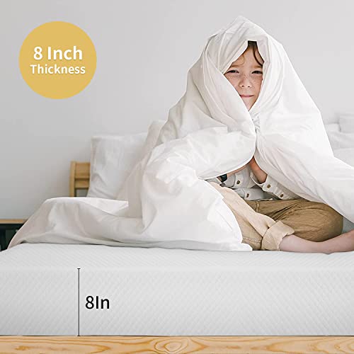 Twin Gel Memory Foam Mattress - Cool & Comfy