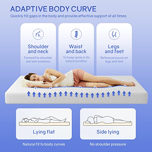 Green Tea Gel Memory Foam Mattress - Twin Size