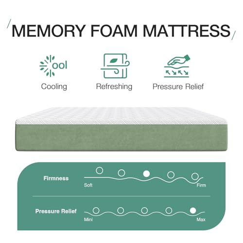 Novilla 10-Inch Twin Gel Memory Foam Mattress