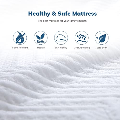 Green Tea Memory Foam Twin Mattress – 6 Inch