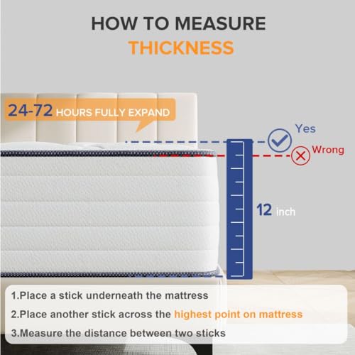 10-Inch Medium Firm Queen Hybrid Mattress