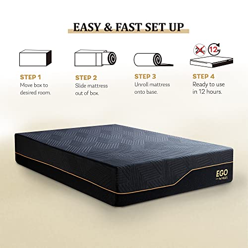EGOHOME 14-Inch Cooling Gel Memory Foam Mattress