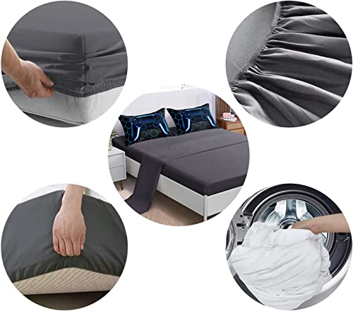 Gamer Comforter Set - 6 Piece Bedding for Kids