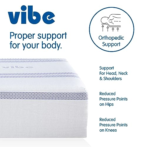 Vibe 12-Inch Gel Memory Foam Mattress - Queen