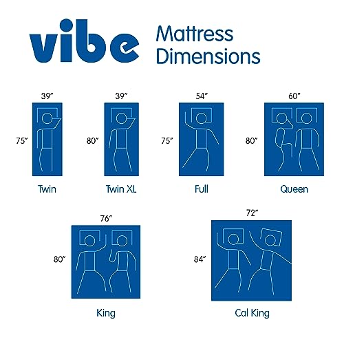 Vibe 12-Inch Gel Memory Foam Mattress - Queen