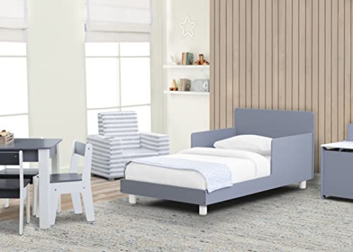 GAP Toddler Bed - Greenguard Gold Certified, Gray/White