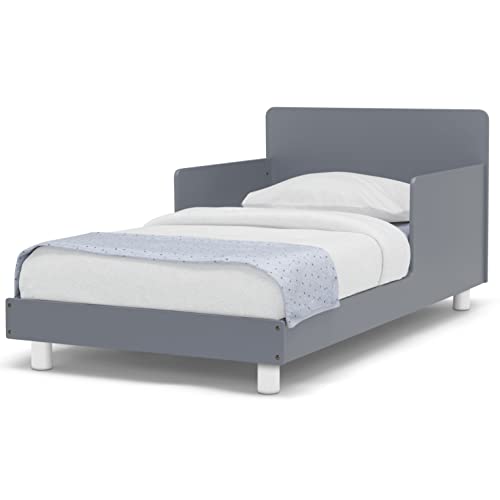 GAP Toddler Bed - Greenguard Gold Certified, Gray/White