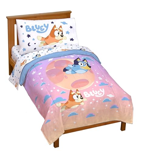 Bluey & Bingo Toddler Comforter Set - 4 Pieces