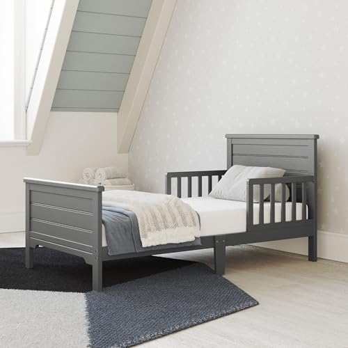 Woodland Toddler Bed with Guard Rails - Pinewood
