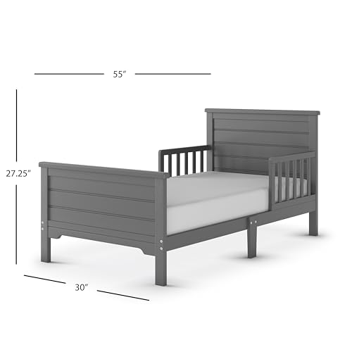 Woodland Toddler Bed with Guard Rails - Pinewood