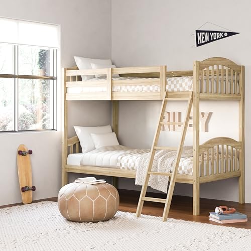 Storkcraft Twin-Over-Twin Bunk Bed - Natural Finish