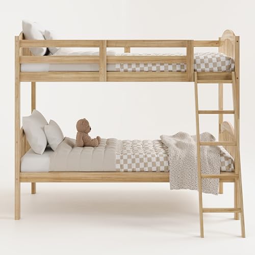 Storkcraft Twin-Over-Twin Bunk Bed - Natural Finish