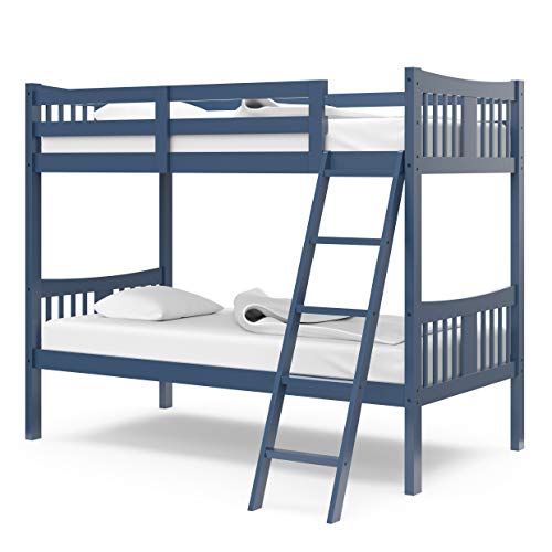 Storkcraft Caribou Twin Bunk Bed – Navy